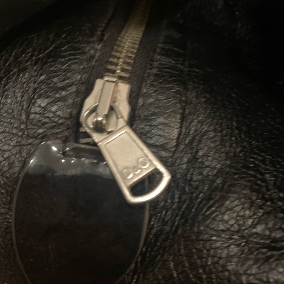 DOLCE GABBANA CALF HAIR PATENT BAG - Picture 4 of 8